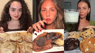 DessertsPastry Mukbang  Cookies Cinnamon Roll and More  TikTok Compilation [upl. by Ilat700]