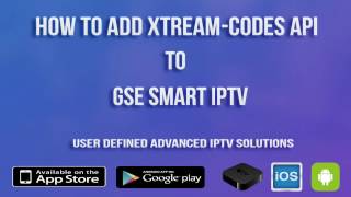 HOW TO ADD XTREAMCODES API GSE SMART IPTV [upl. by Zeitler]