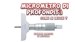 micrometro di profondità [upl. by Acisey]