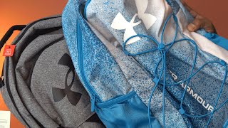 Lets Compare  Under Armour Hustle 50 VS Sports Backpacks [upl. by Eanad]