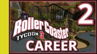 Rollercoaster Tycoon 3 Career  Part 2 [upl. by Anitsyrk189]