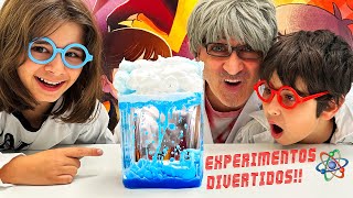 Dani y Evan y el Profesor Bizcoche hacen Experimentos Divertidos [upl. by Ansev176]