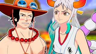 Yamato e Ace FIZERAM Perguntas e Respostas no One Piece VR [upl. by Ynamreg657]