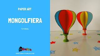 Home Decor Mongolfiera di carta [upl. by Kidd]