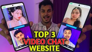 Top 3 video chat websites  Video call website  Video Chat With Strangers [upl. by Timmi]