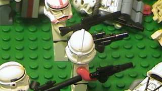 Lego Clone Wars 501st Legion IV  Confederacy Strikes filmed in 2007 [upl. by Enirual]