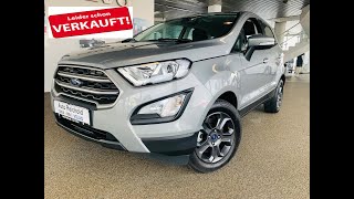 VERKAUFT  FORD ECOSPORT 10 EcoBoost COOL amp Connect  2022 mit 4850km  100PS  7 J Garantie [upl. by Nnyllaf]