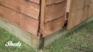 How to build a 6 x 4 Garden Shed from Shedscouk [upl. by Nimesay]