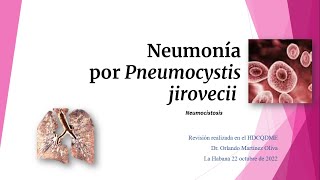 Neumonía por Pneumocystis jirovecii PJP [upl. by Estevan]