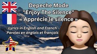 ⛰️ DEPECHE MODE  ENJOY THE SILENCE 🇱🇷 🇬🇧 Paroles en anglais amp français  Lyrics in English amp French [upl. by Yacano263]