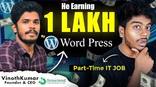 😱Earn 1lakhs through WordPress By Freelancing  Sharing his complete process and Experience [upl. by Darbee]