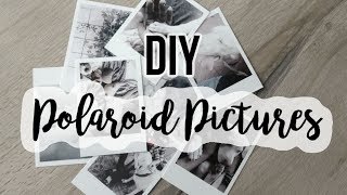 DIY Polaroids Pictures  Cheap and Easy [upl. by Celesta]