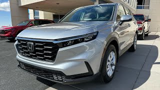 2023 Honda CRV Lx AWD  Lunar Silver Metallic  CRV New Base Model  Walkaround [upl. by Gloriana]