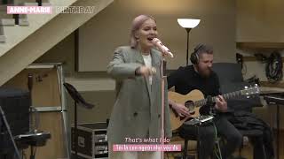 Vietsub  Birthday  AnneMarie  Live at the BBC  Lyrics Video [upl. by Cirilla]