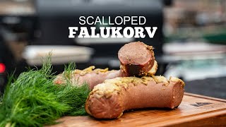 Swedish Scalloped Falukorv Sausage [upl. by Nollat]