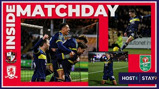 Inside Matchday  Vale Park  Carabao Cup Quarter Final [upl. by Polik133]