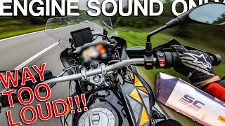 BMW R 1250 GS SC Project  MEAN SOUND RAW Onboard [upl. by Flossy]