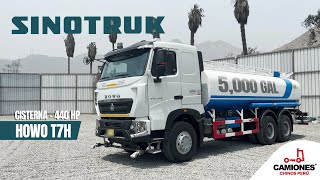 Sinotruk  Camión Cisterna Howo T7H de 5000 galones [upl. by Adniral472]