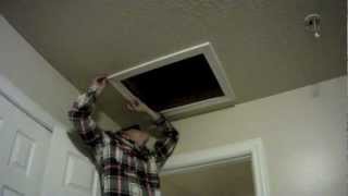 How to Install an Attic Access Door for Insulation [upl. by Sirej]