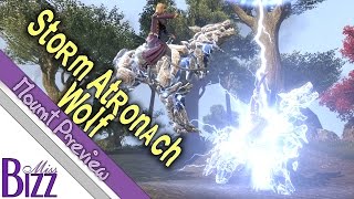 Storm Atronach Wolf Mount Preview Storm Atronach Crown Crate ESO  Elder Scrolls Online [upl. by Day]