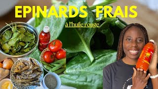 ÉPINARDS 8 MINUTES DE CUISSONRECETTE FACILE [upl. by Ahearn75]