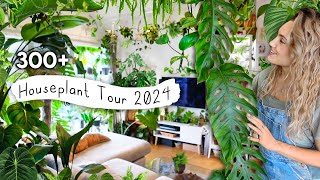 300 Houseplant Tour 🌿 2024 Plant Collection Home Tour Rare and Common 🌱 [upl. by Notyard]