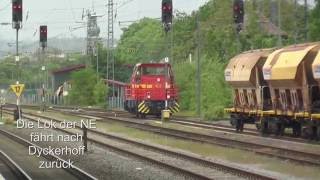 Wie auf der Modellbahn  Sonderbetrieb in Lengerich Hbf [upl. by Carolynn]