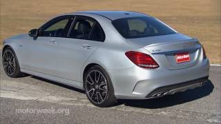 MotorWeek  Track Test 2016 MercedesBenz C450 AMG [upl. by Boutis902]