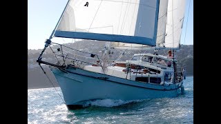 Herreshoff 40 Ketch Cruising Yacht  Walkthrough [upl. by Bendix498]