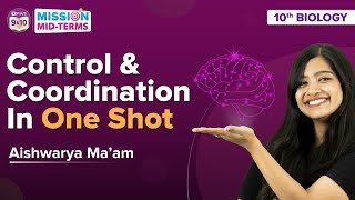 Control and Coordination in One Shot Class 10 Science Biology Concepts MCQs  BYJUS Class 10 [upl. by Ekralc]