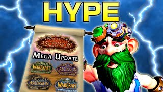 Ascension WoW  Mega Update Overview [upl. by Odrareve]