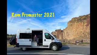 VAN TOUR 2021 Ram Promaster 1500 136quot Wheelbase and High Roof [upl. by Holmes]