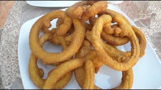 RECETA DE CHURROS CASEROS ANDALUCES [upl. by Wilscam]