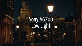 Hoorn  Sony A6700  Low Light  Street Videography [upl. by Eahsed]