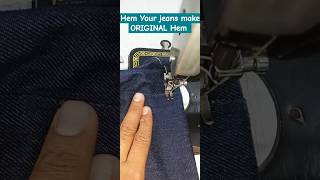 Alteration tips and tricks 470 sewing jeansalteration bhilwara shorts [upl. by Ymmor]