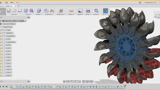 How to design a pelton turbine  fusion 360 tutorial [upl. by Doris]