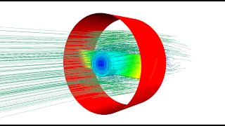 OpenFoam Simulation Axial pump  Sliding interface  AMI cyclic boundary condition [upl. by Shull]