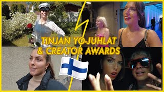 ENSIMMÄINEN VLOGI SUOMESTA  Tinjan Yo juhlat✨ [upl. by Llertal]