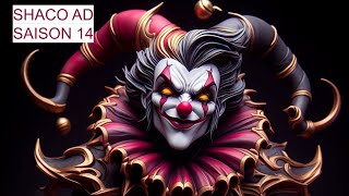 GUIDE SHACO AD SAISON 14 Build Runes Tips [upl. by Llerrej]