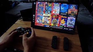 Retrobit Sega Saturn 24 Ghz Wireless Controller on Nintendo Switch with button remapping [upl. by Florio]