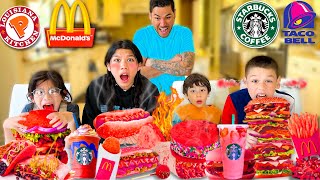 Eating the SPICIEST FOOD From Every Drive Thru Restaurant  Familia Diamond [upl. by Jerrilyn]