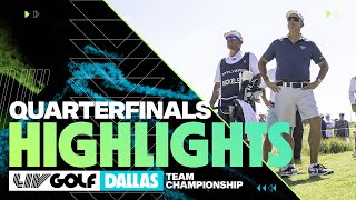 FULL HIGHLIGHTS LIV Golf Dallas Team Championship  Quarterfinals  2024 [upl. by Ashien309]