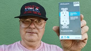 how to replace a defective GFI receptacle in the country of my birth 120 volt 15 or 20 amp circuit [upl. by Esinal963]