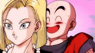 ¿Como El Pelón De Krilin Conquisto a La Androide Rubia Numero 18 En Dragon Ball [upl. by Swaine]