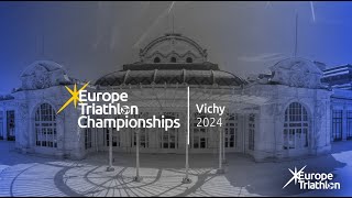 2024 Europe Triathlon Championships Vichy Para [upl. by Ainosal670]