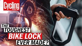 Can we destroy an angle grinder resistant bike lock  New Hiplok D1000 Tested  Cycling Weekly [upl. by Steele999]