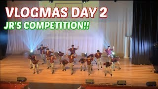 VLOGMAS DAY 2 JRS DANCE COMPETITION PROUD ATE HERE HEHEHE  Aulie Secerio [upl. by Sirron]