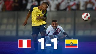 Eliminatorias  Perú 11 Ecuador  Fecha 16 [upl. by Anilok584]