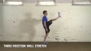 ThreePosition Wall Stretch  Warm Up  Nike Hockey Training [upl. by Anallij]