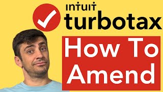 How to Amend Tax Returns  TurboTax Tutorial [upl. by Zorina]